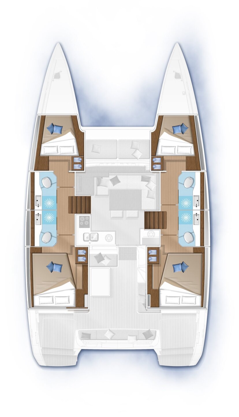 Lagoon 40 - 4 + 1 cab. Mithra