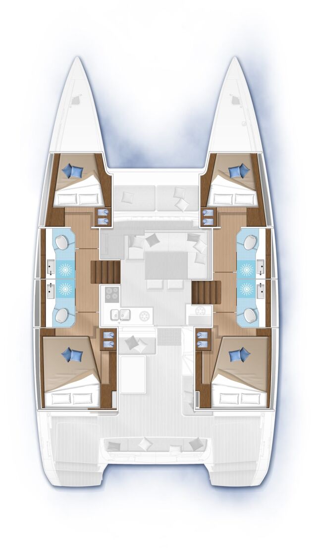 Lagoon 40 - 4 + 1 cab. Mithra