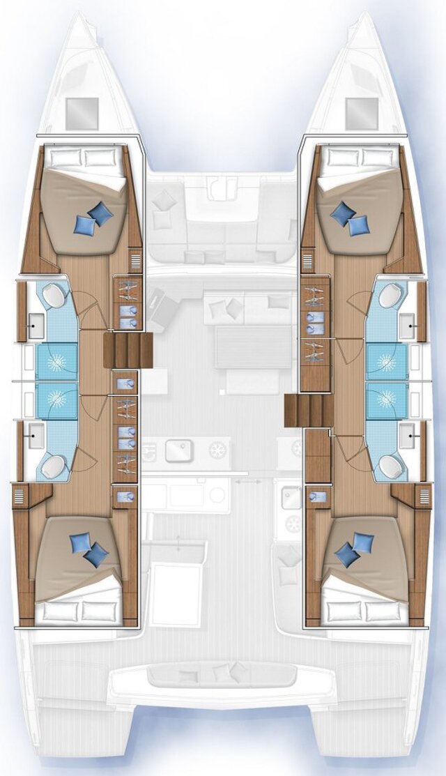 Lagoon 46 - 4 + 2 cab. Omnia