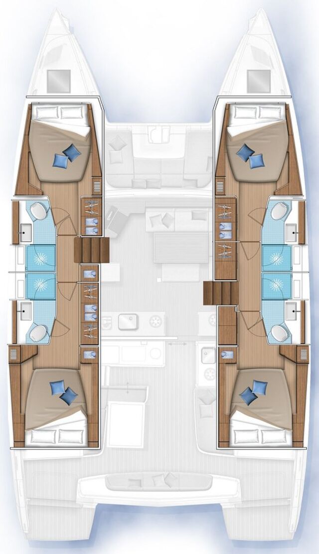 Lagoon 46 - 4 + 2 cab. Omnia
