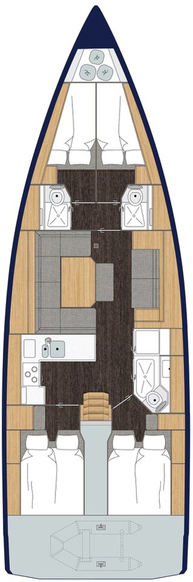 Bavaria C45 - 4 cab. Southern Star