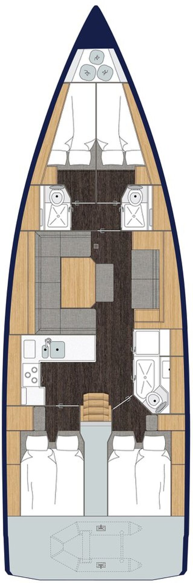 Bavaria C45 - 4 cab. Southern Star