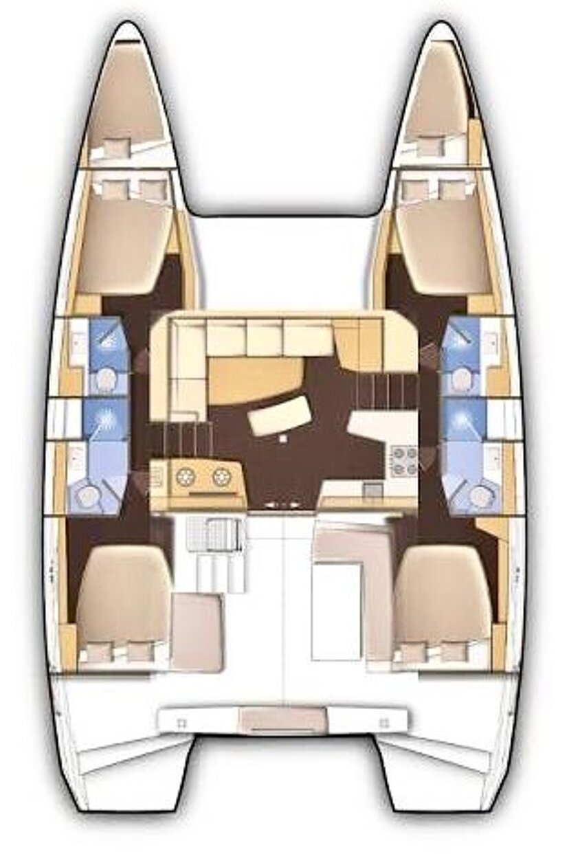 Lagoon 42 - 4 + 2 cab. Thai Thunder