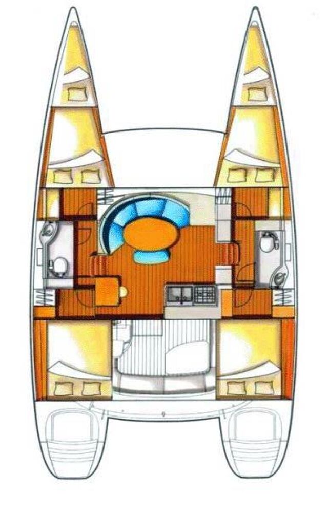 Lagoon 380 - 4 + 2 cab. Amelie