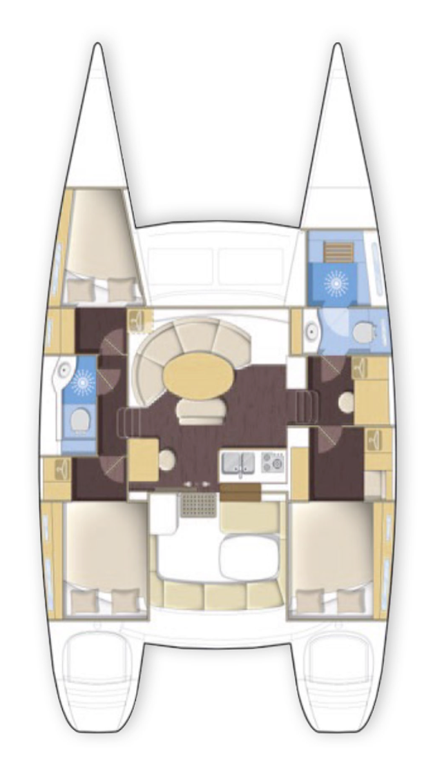 Lagoon 380 - 3 + 2 cab. Magikal