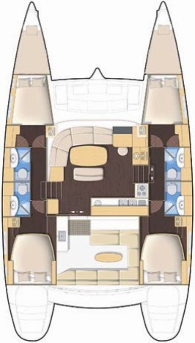 Lagoon 440 - 4 + 2 cab. Mystikal