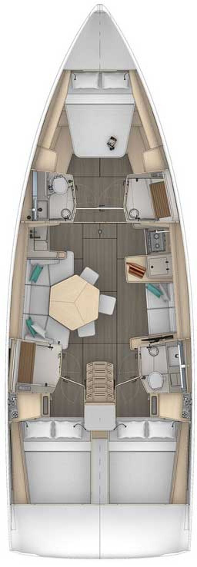 Dufour 44 - 3 cab. Acrux