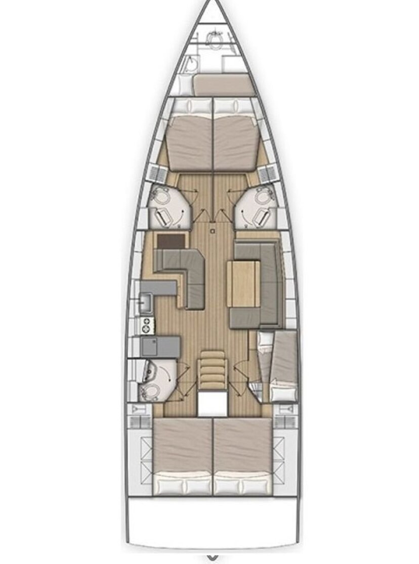 Oceanis 51.1 - 5 + 1 cab. Olga