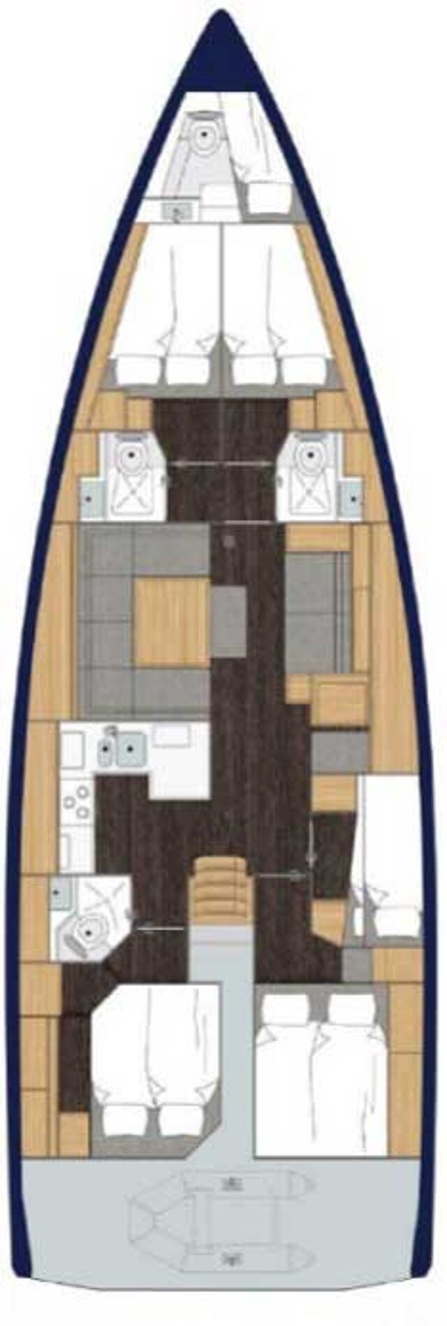 Bavaria C50 Style - 5 + 1 cab. Juana