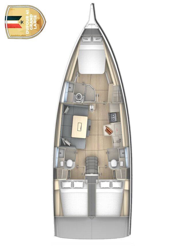 Dufour 41 - 3 cab. Mila