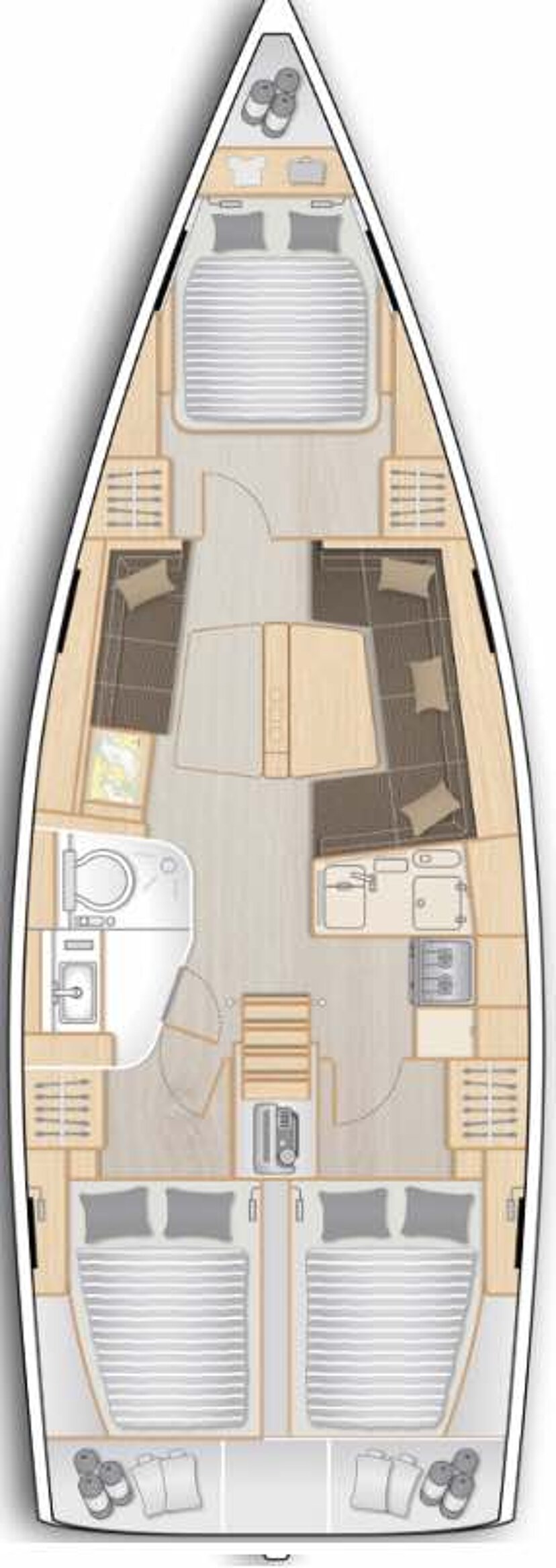 Hanse 418 - 3 cab. L'epaulard III
