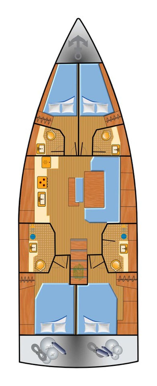 Hanse 460 - 4 cab. Venus