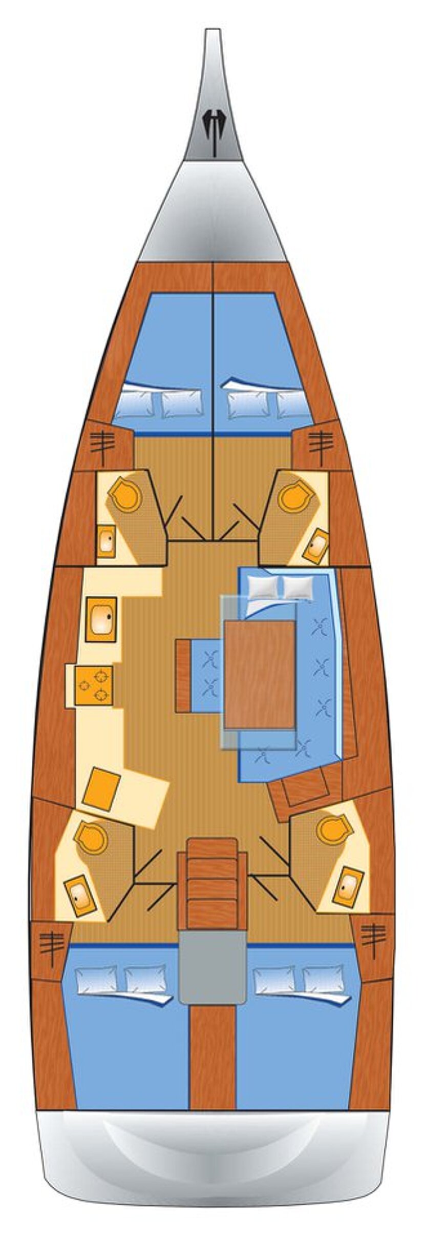 Oceanis 46.1 - 4 cab. Miraculix