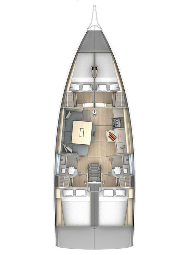 Dufour 41 - 4 cab. Anita