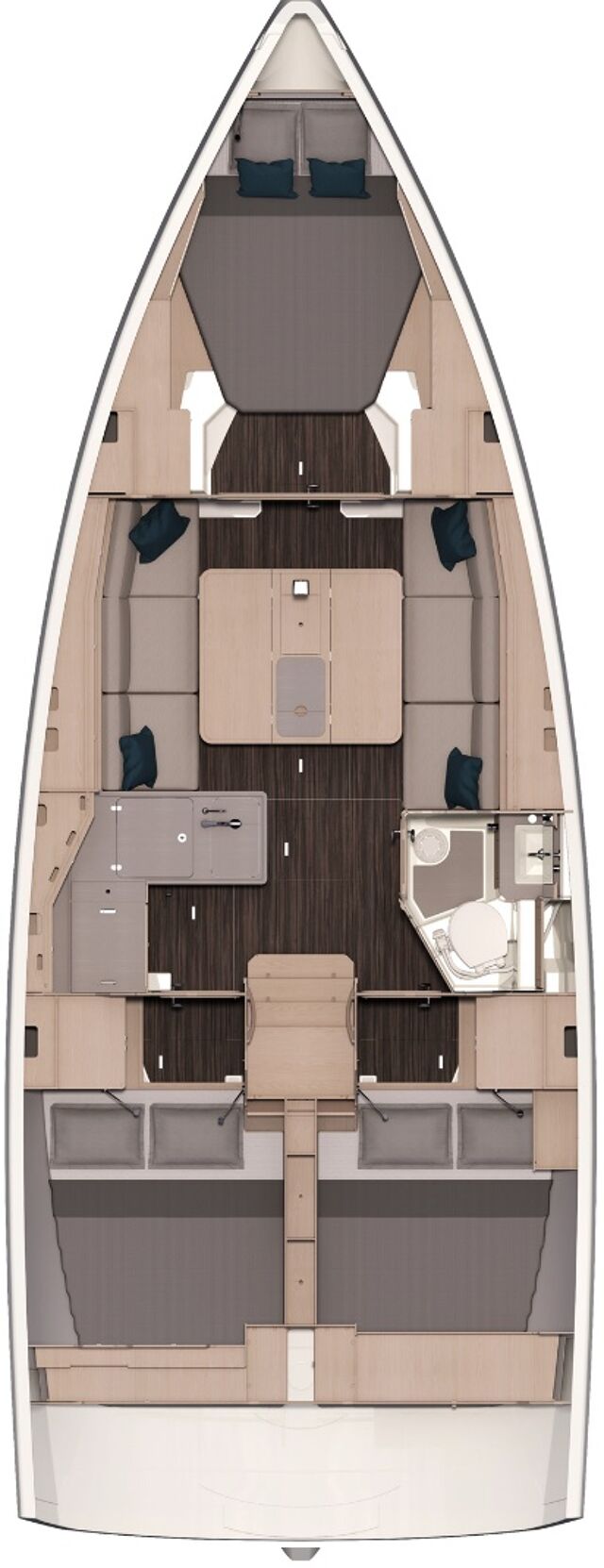 Dufour 37 - 3 cab. Myriad’ V