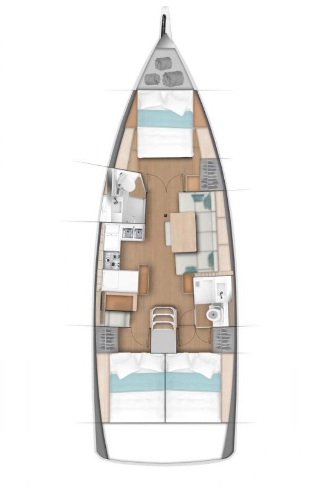 Sun Odyssey 440 - 3 cab. Dreamcatcher