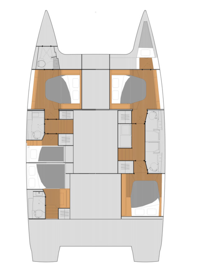 Fountaine Pajot Tanna 47 - 5 cab. Feeling Knotty
