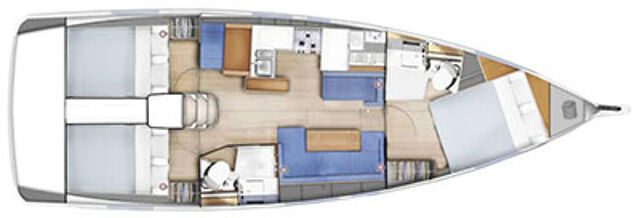 Sun Odyssey 410 - 3 cab. PRESTIGE