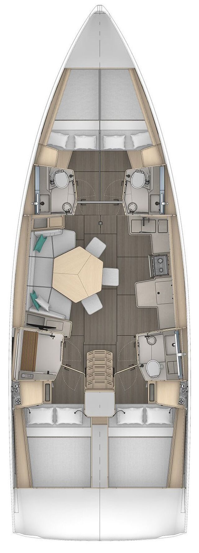 Dufour 44 - 4 cab Timeless