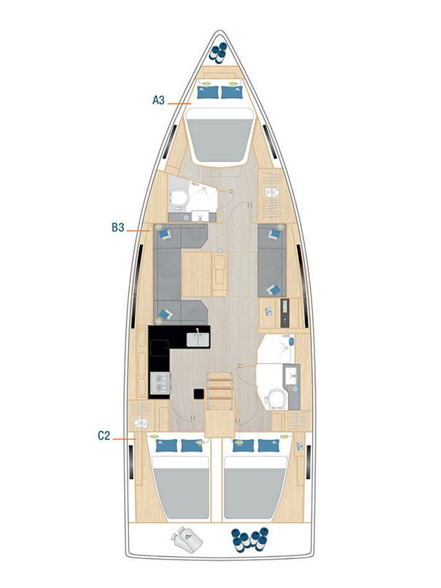 Hanse 410 Demirs
