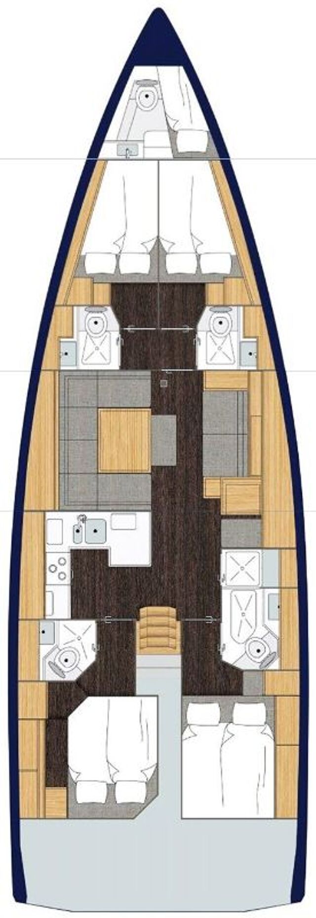 Bavaria C50 Style - 4 + 1 cab. Moya One