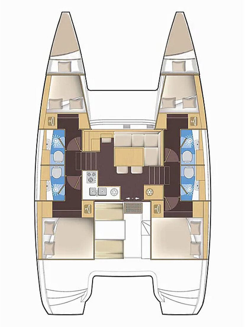 Lagoon 39 - 4 + 2 cab. Vertigo