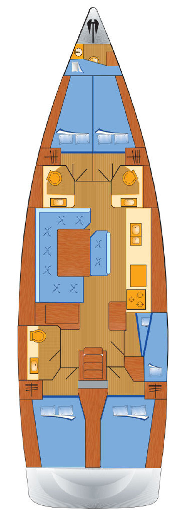 Sun Odyssey 519 - 5 + 1 cab. Elsa