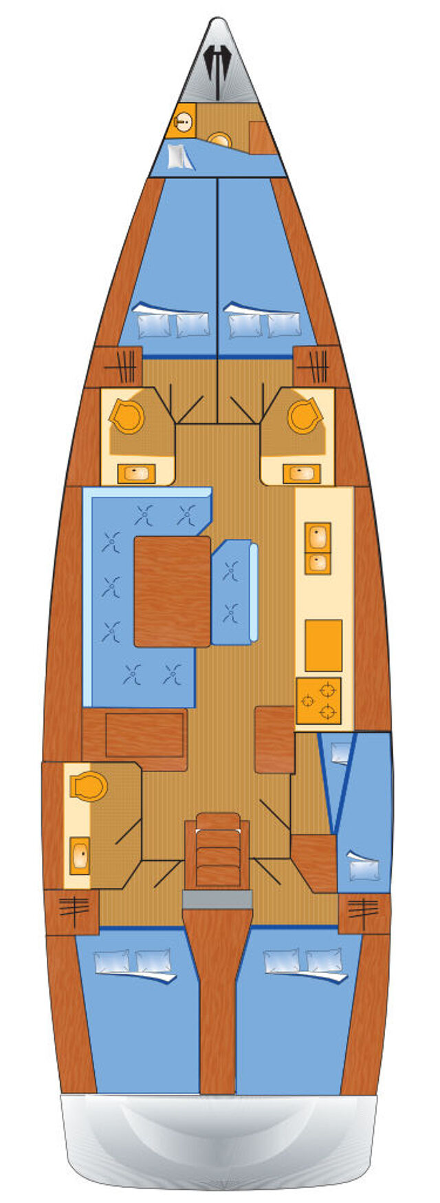 Sun Odyssey 519 - 5 + 1 cab. Elsa