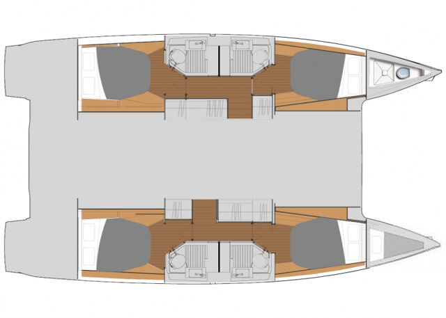 Fountaine Pajot Astrea 42 - 4 + 1 cab. Agitation