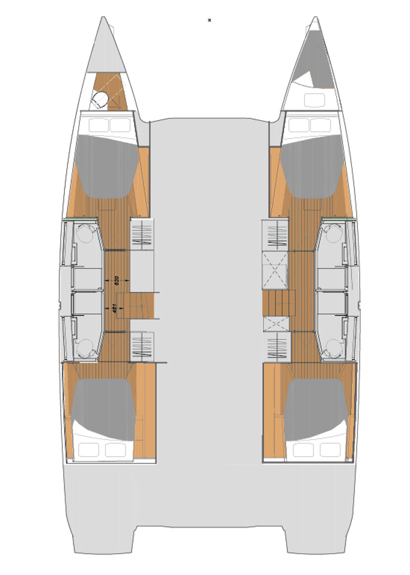 Fountaine Pajot Elba 45 - 4 + 1 cab. Nami