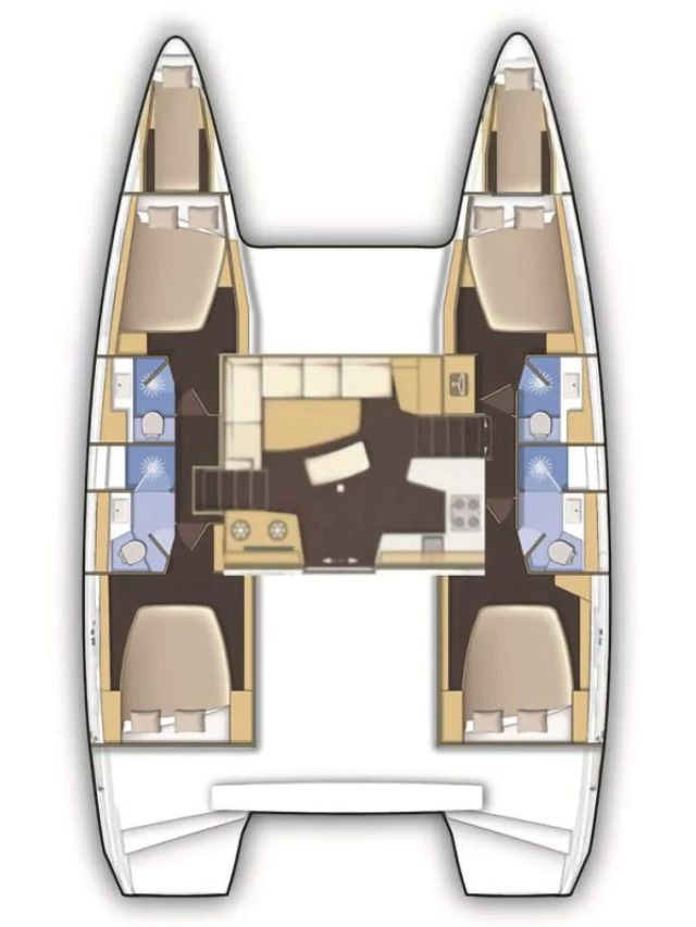 Lagoon 46 - 4 + 2 cab. Aurora