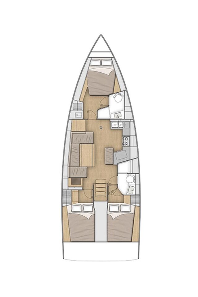 Oceanis 40.1 - 3 cab. Ariadne