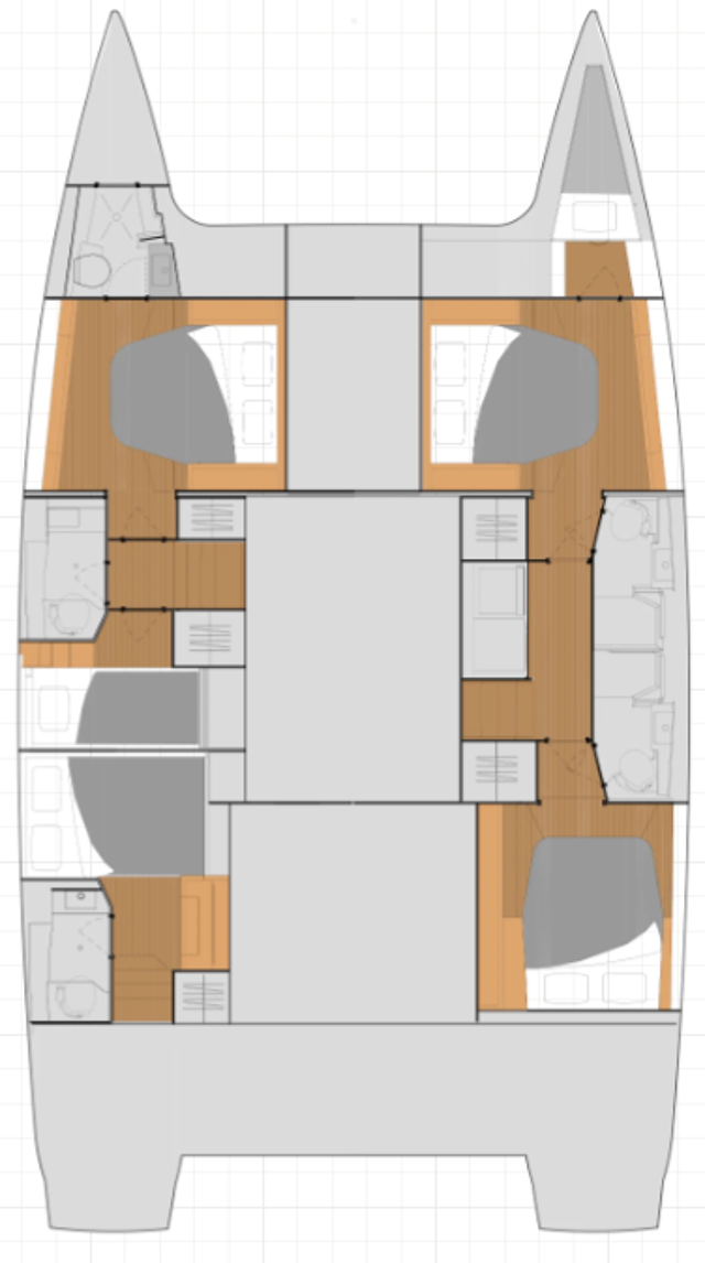 Fountaine Pajot Tanna 47 - 5 cab. Analau