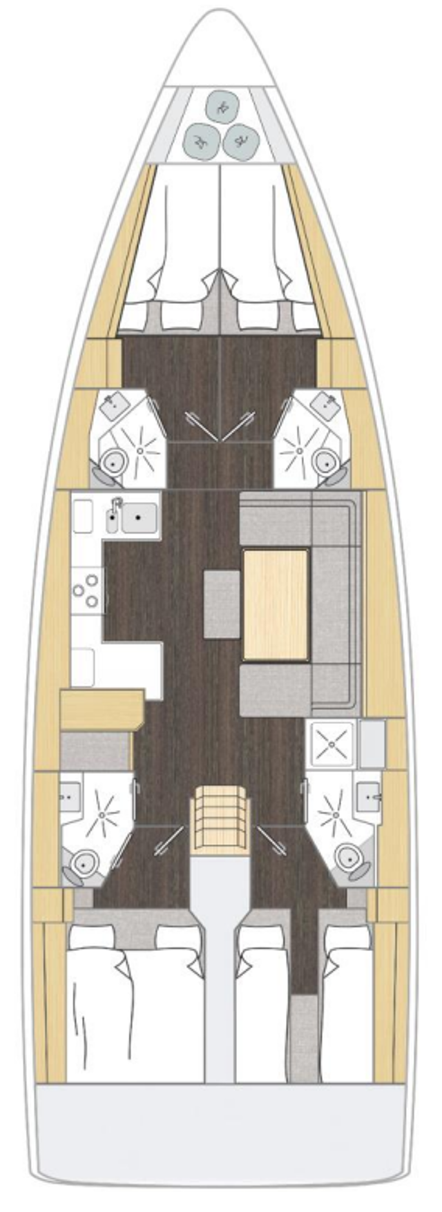 Bavaria C46 - 4 cab. Felicia
