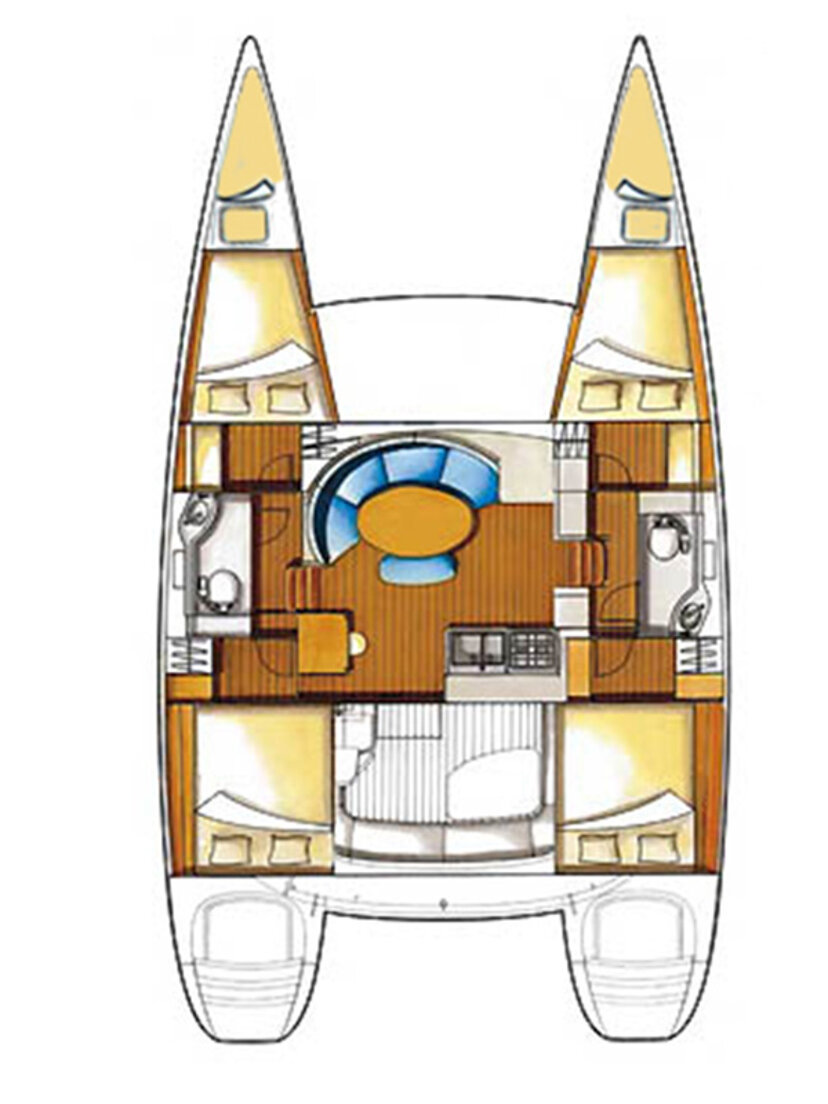 Lagoon 380 - 4 + 2 cab. Maya