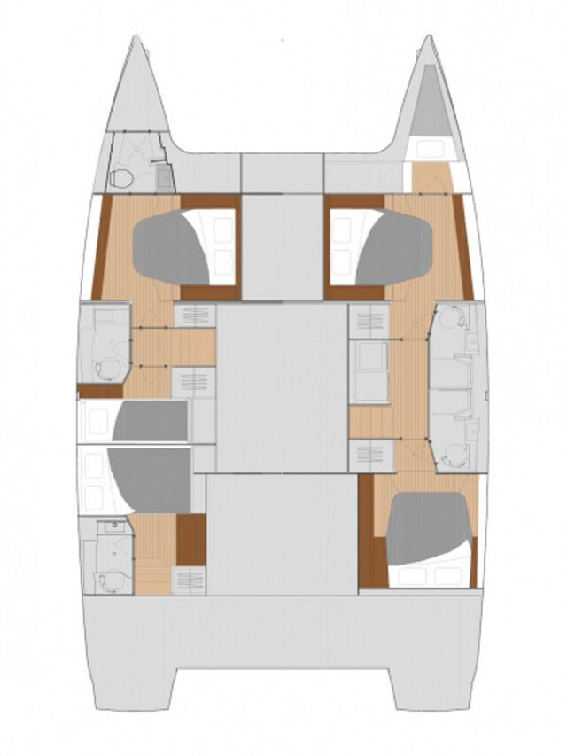 Fountaine Pajot Saona 47 Quintet - 5 + 1 cab. Tamara V