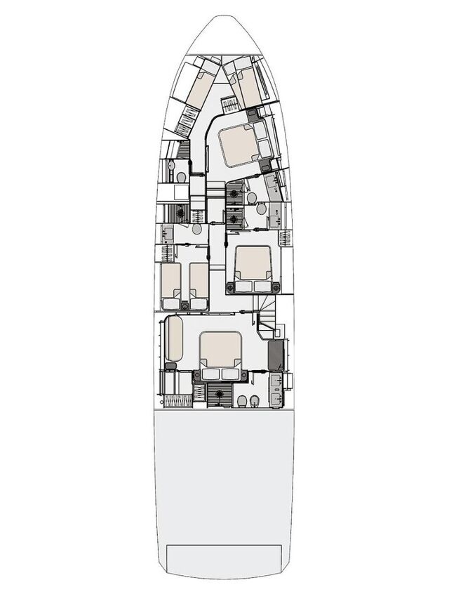 Azimut 78 Fly - 4 + 1 cab. OMR Group