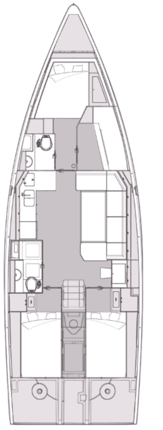 Elan Impression 45 - 4 cab. Skipper's Girl