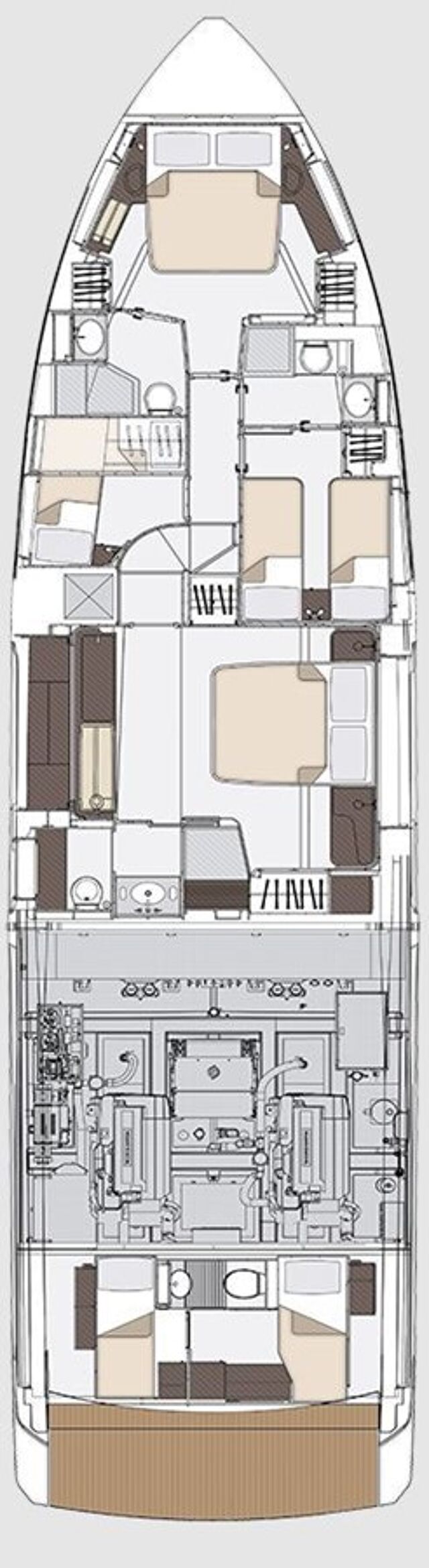 Azimut 68 - 4 + 1 cab. Pangea