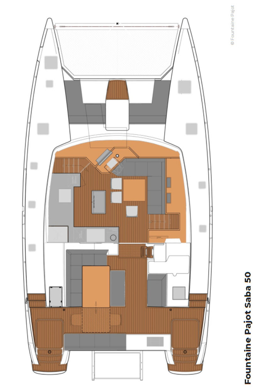 Fountaine Pajot Saba 50 - 6 cab Triumpho