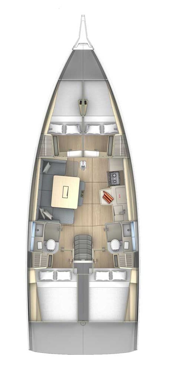 Dufour 41 Performance - 4 cab. Bella II