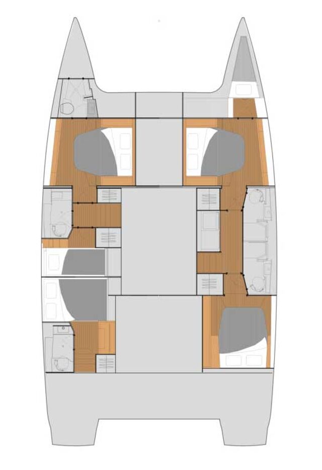 Fountaine Pajot Tanna 47 - 5 + 1 cab. Prinz Eugen