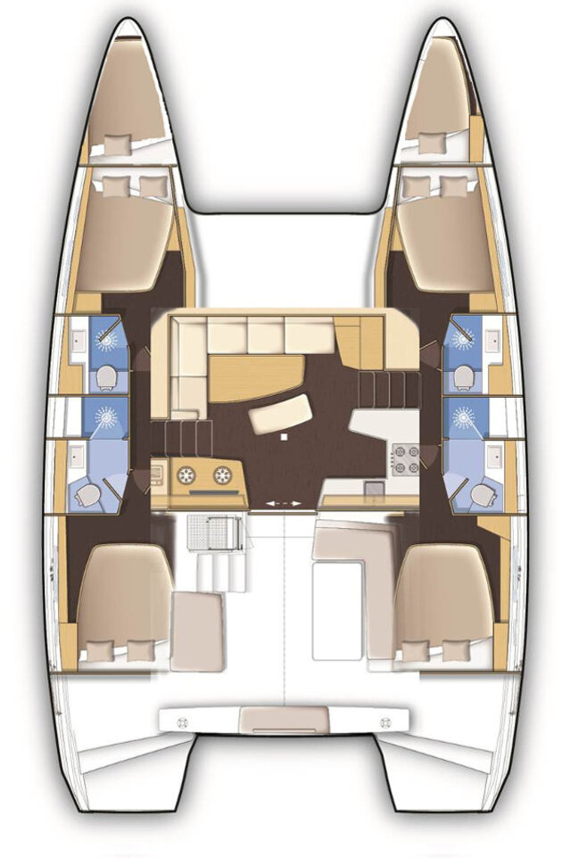 Lagoon 42 - 4 + 2 cab. Beauty L