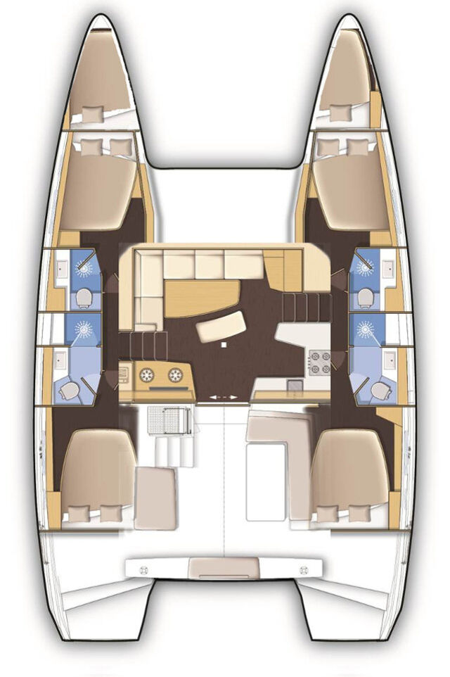 Lagoon 42 - 4 + 2 cab. Beauty L