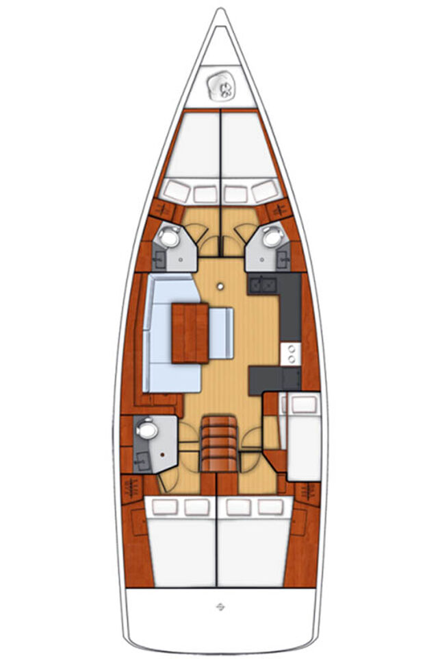 Oceanis 48 - 5 cab. Svartklubben-Östhammar 