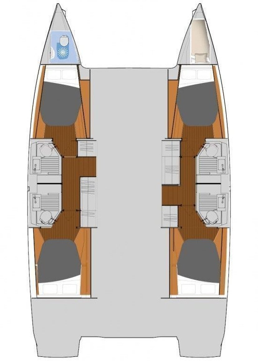 Fountaine Pajot Astrea 42 - 4 + 1 cab. Capella 1