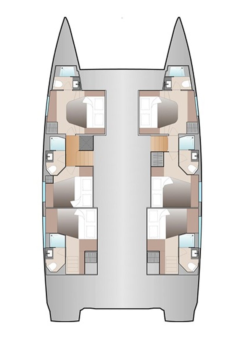 Fountaine Pajot Aura 51 - 6 + 1 cab NEW