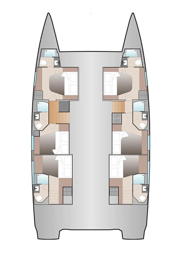 Fountaine Pajot Aura 51 - 6 + 1 cab NEW (crewed)