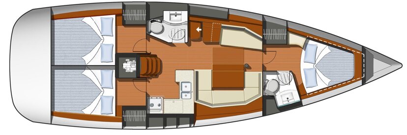 Sun Odyssey 42i Nereja