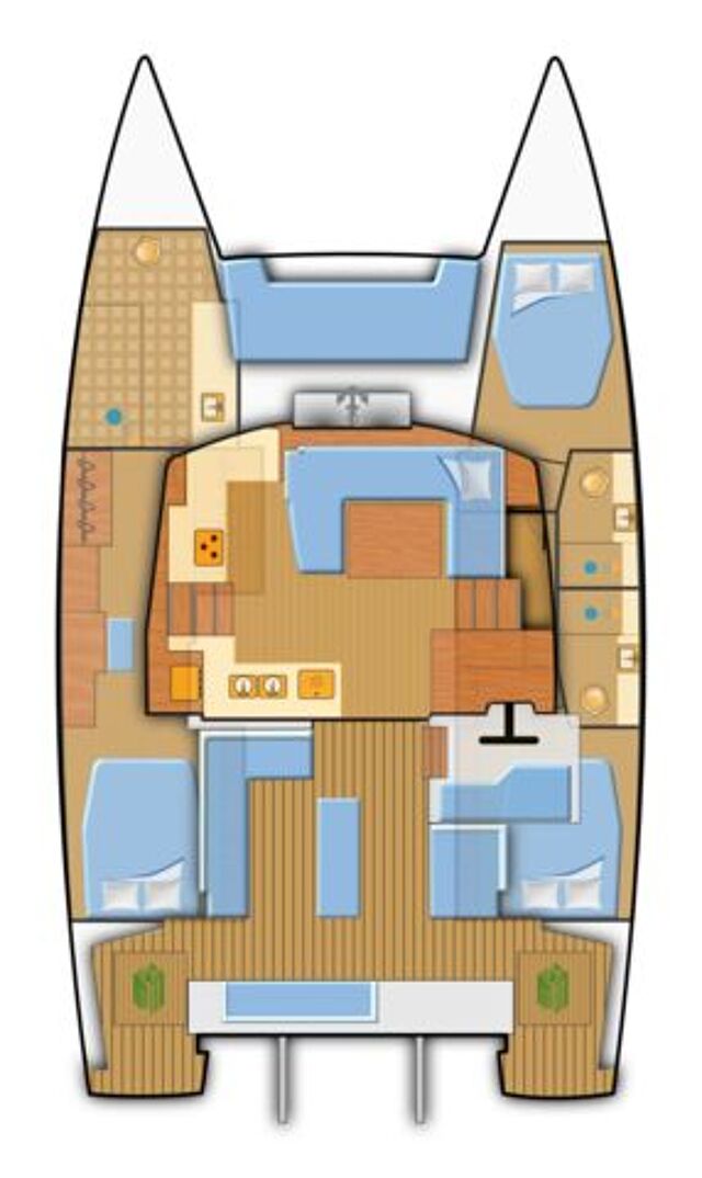 Fountaine Pajot Elba 45 - 3 cab. Seensucht
